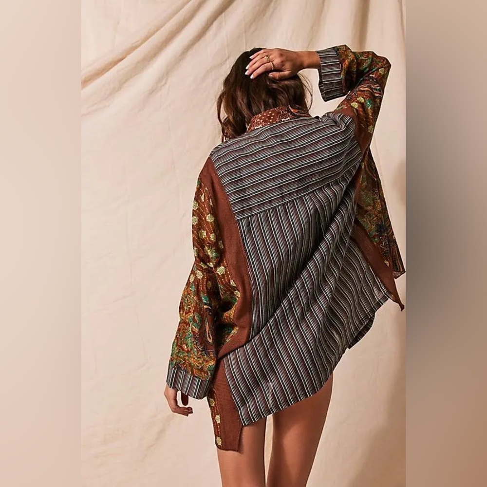 Intimately by Free People | Lucky In Love | Mixed Print | Brown Multi | XS-XL 🕗